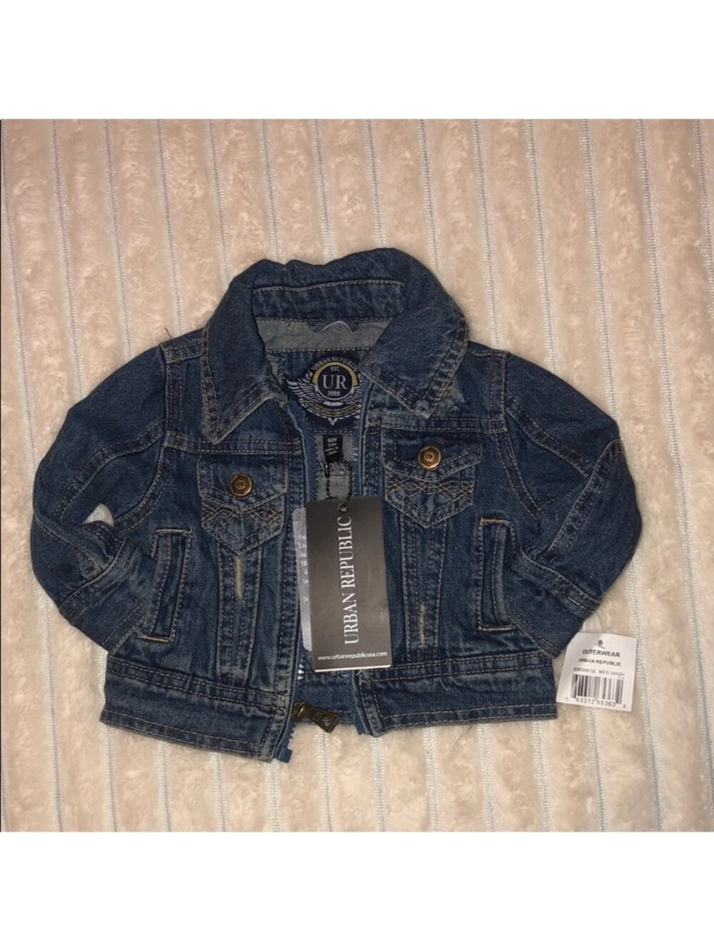 Urban Republic Kids Denim Jacket - Dark Blue NWT